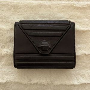 Diesel womens black leather wallet